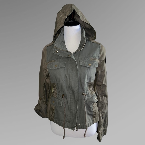 American Rag Jackets & Blazers - American Rag Olive Green Military Utility Jacket